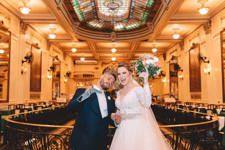 Grazi e Anderson - Confeitaria Colombo