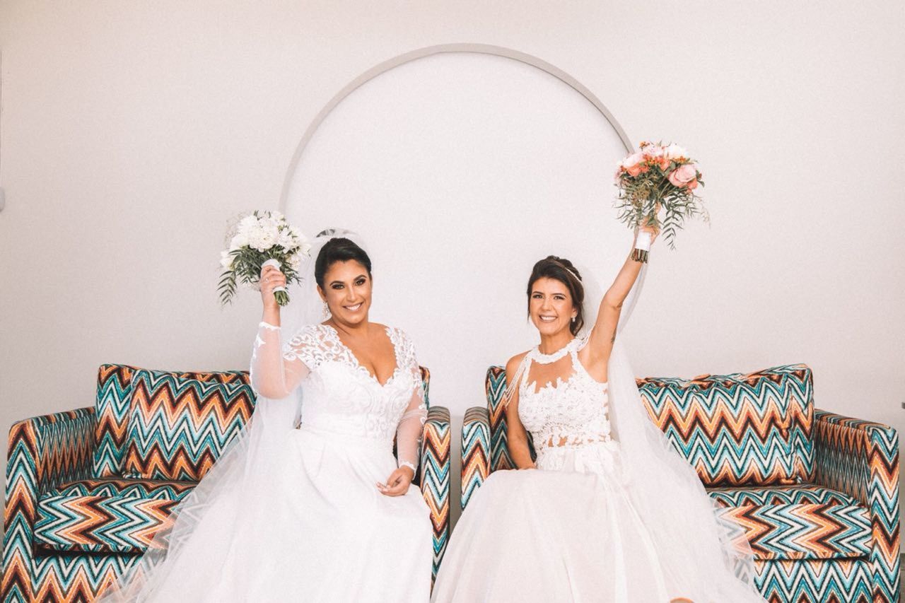 Casamento duplo: Conheça a história das irmãs Rafaela e Viviane Casamento duplo: Conheça a história das irmãs Rafaela e Viviane